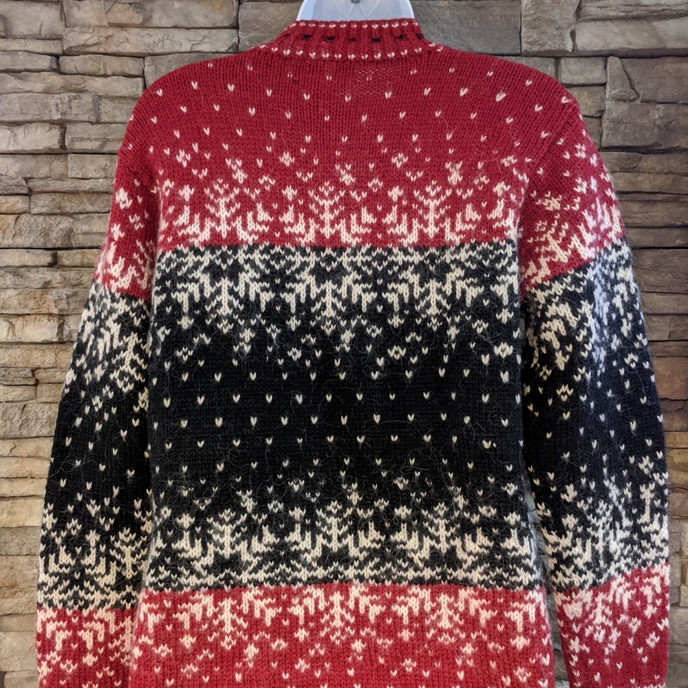 Ralph Lauren Hand Knit  3/4 Zip Sweater - Picture 3 of 6